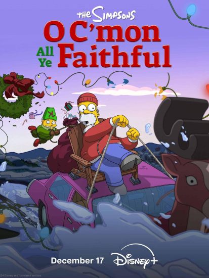 فيلم The Simpsons: O Cmon All Ye Faithful 2024 مترجم